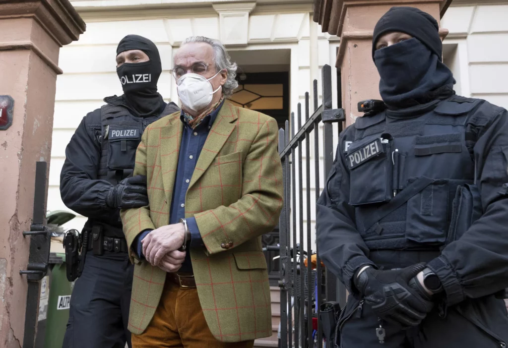 Suspected German coup plot spawns dozens of arrests