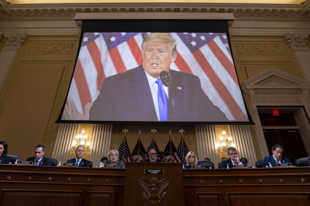 Jan. 6 panel recommends 4 criminal charges against Donald Trump