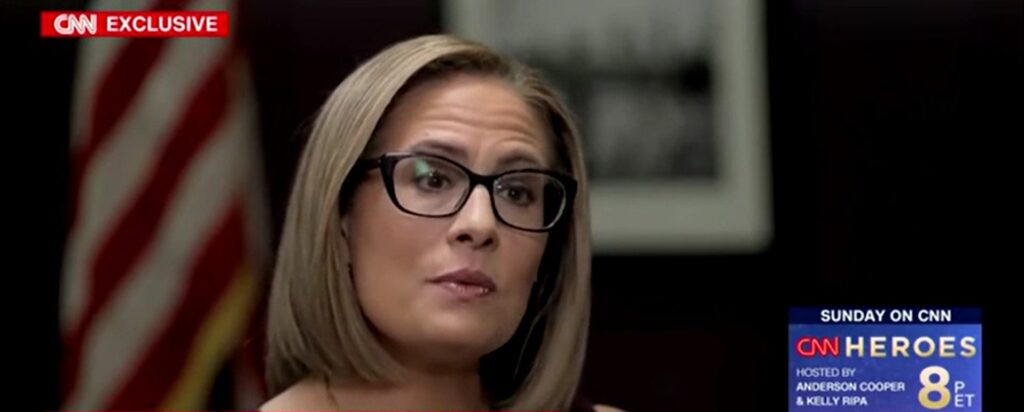 Kyrsten Sinema Refuses To Say Whether She’d Endorse Biden 2024 Bid