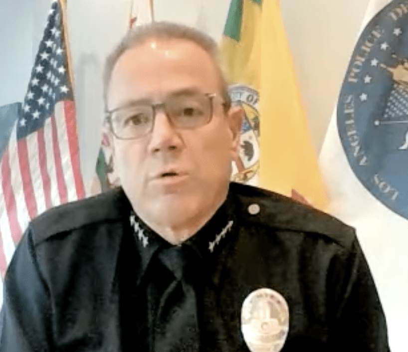 LAPD Chiefs Bans “Thin Blue Line” Flag Because of Its Allegedly Extremist Symbolism