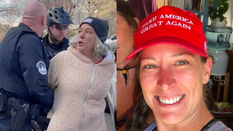BREAKING: Ashli Babbitt's mother arrested outside Capitol