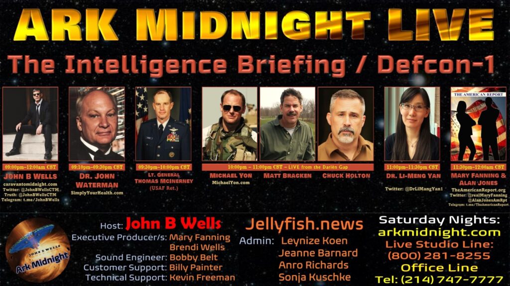 14 January 2023 - Tonight on Ark Midnight - Topic: The Intelligence Briefing / Defon-1