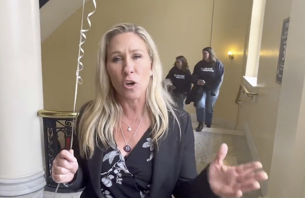 WATCH: Marjorie Taylor Greene to Bring a Big White Balloon to Biden’s SOTU Speech