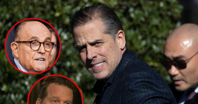 Hunter Biden Sends Giuliani, Bobulinski, ‘Desperate, Frivolous, and Laughable’ Letter to Preserve ‘Laptop from Hell’ Records