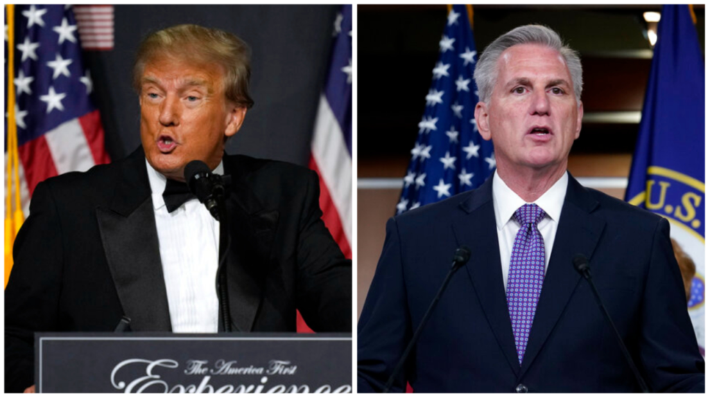 Trump splits with McCarthy on Babbitt’s death: ‘I totally disagree’