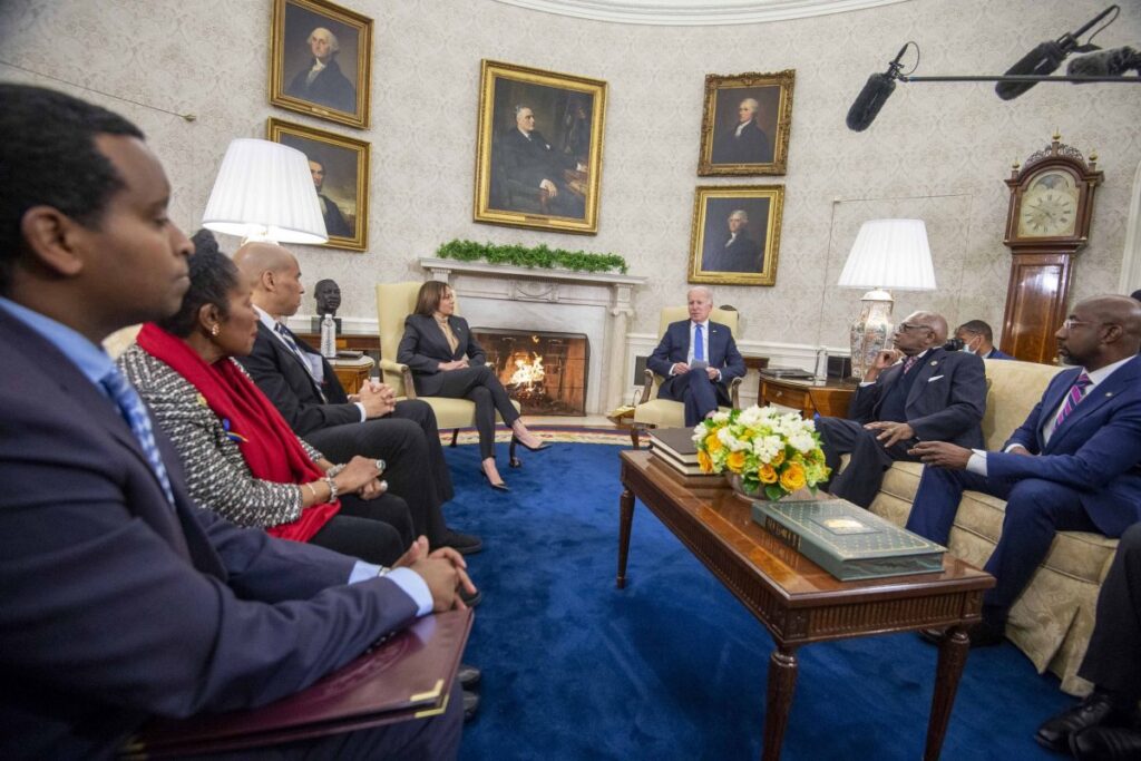 Biden meets with Congressional Black Caucus over police reform after Tyre Nichols' death