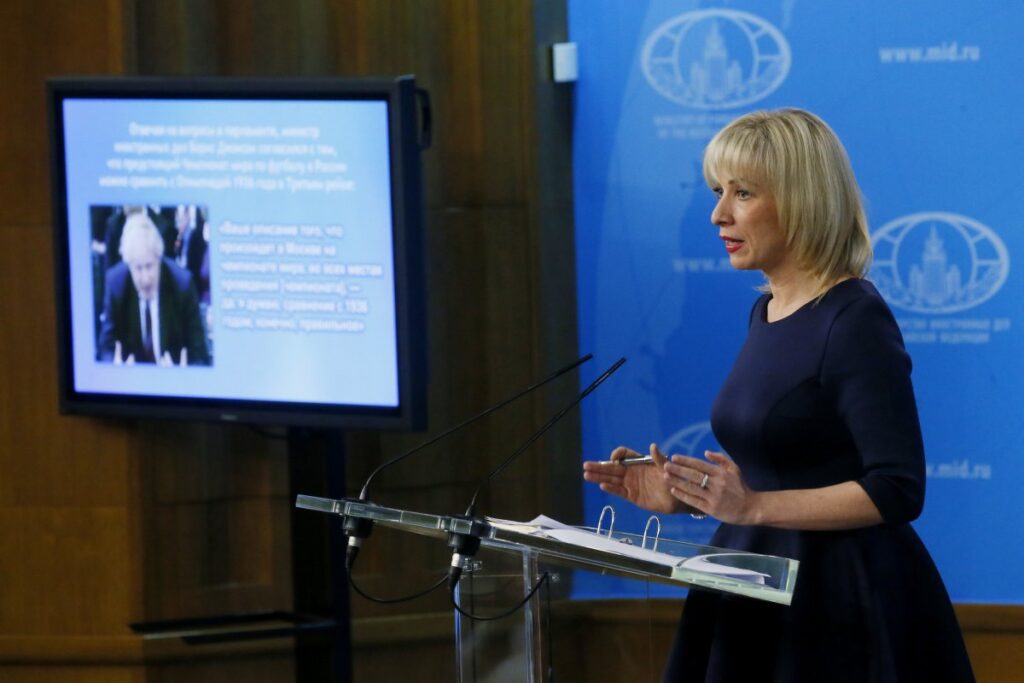 Russian official hits back after analysts assert that she confirmed Kremlin infighting