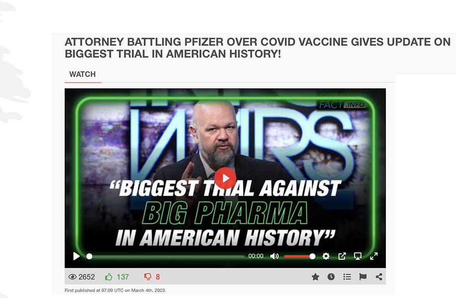 The $3 Trillion SubStack on How to Destroy Pfizer in Court