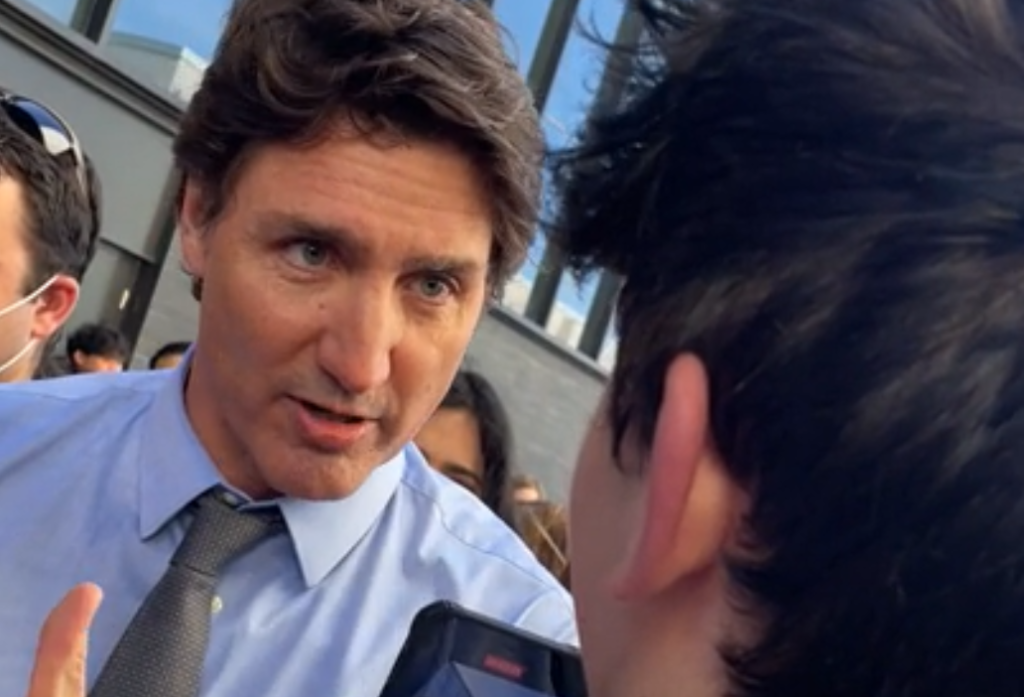 Justin Trudeau tells student critical of abortion to do more ‘praying’ on the topic