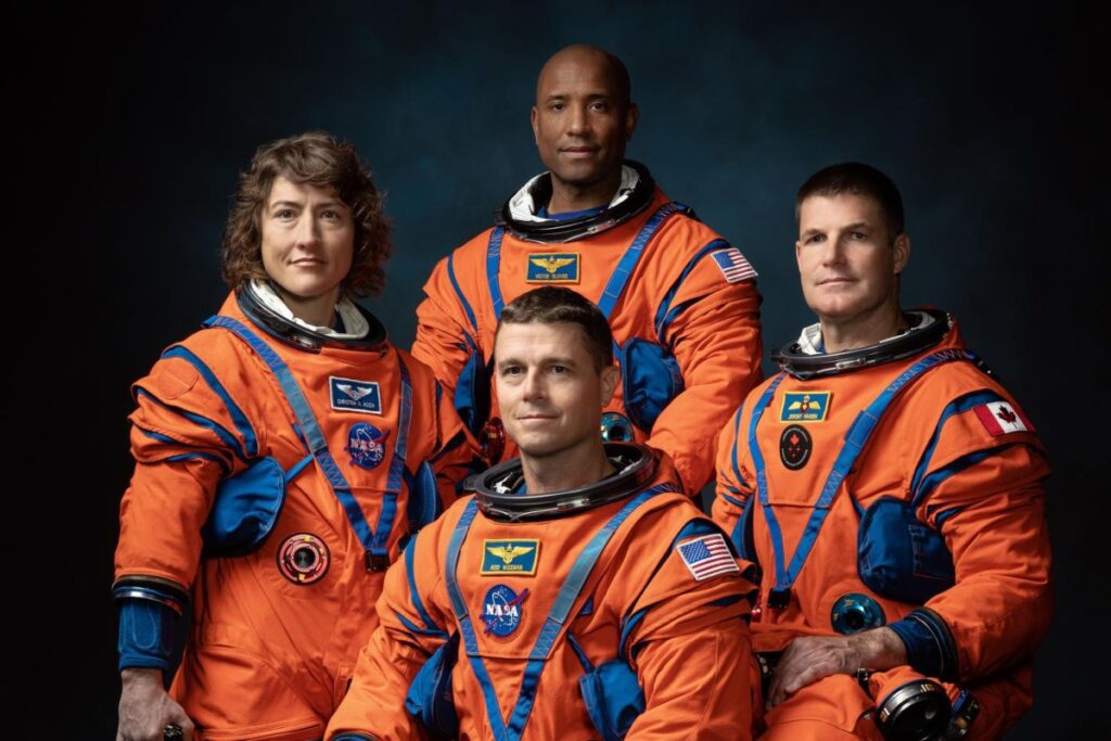 NASA unveils Artemis II crew including first woman, person of color to orbit moon