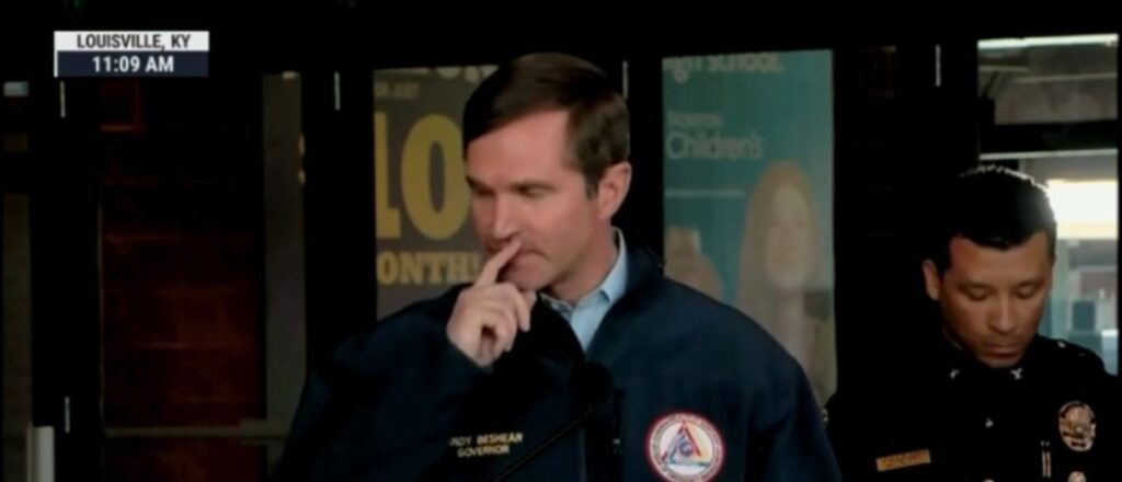 Kentucky Gov. Andy Beshear Cries, Encourages ‘Compassion’ After Mass Shooting Kills His ‘Friends’