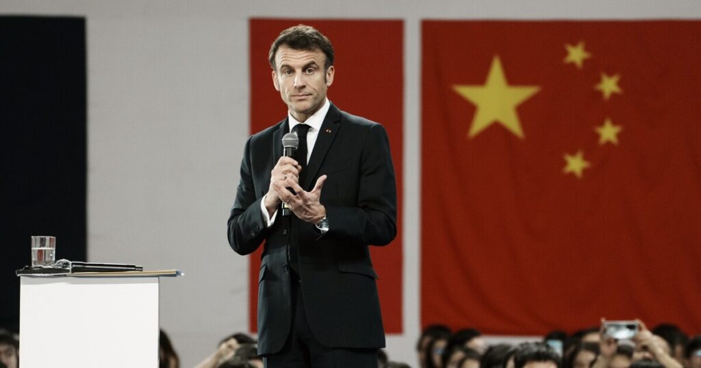 Americans must recognize that Macron has chosen China