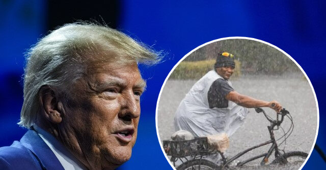 Exclusive — Trump Smacks DeSantis for ‘Campaigning’ While Fort Lauderdale Flooded: ‘He Should Be There’