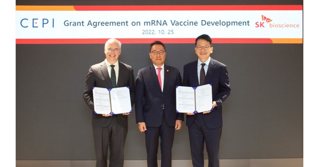 SK bioscience and CEPI Sign Agreement to Develop mRNA Vaccines