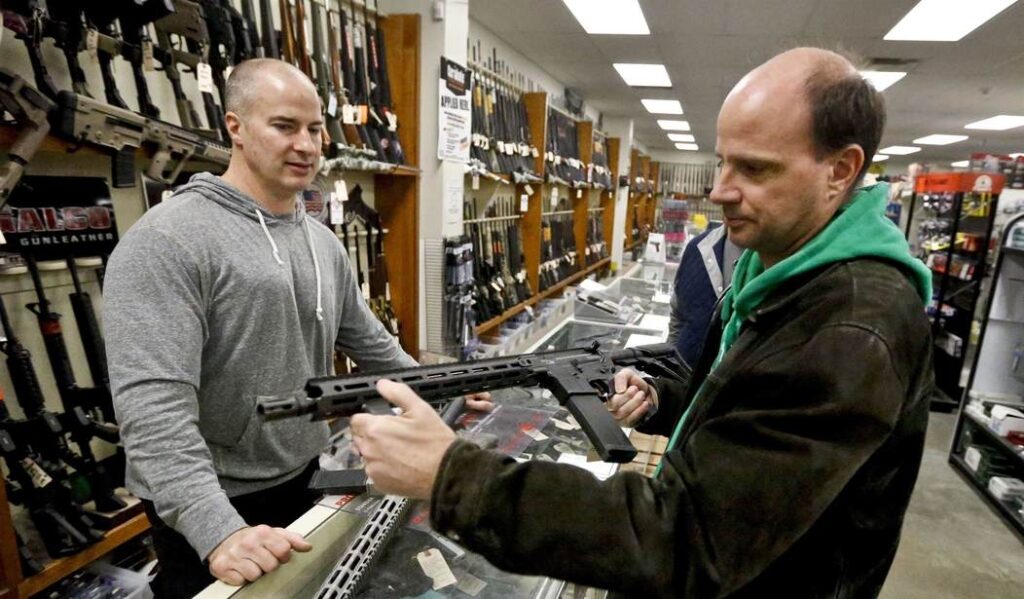 No, gun sales aren't declining due to recent gun control