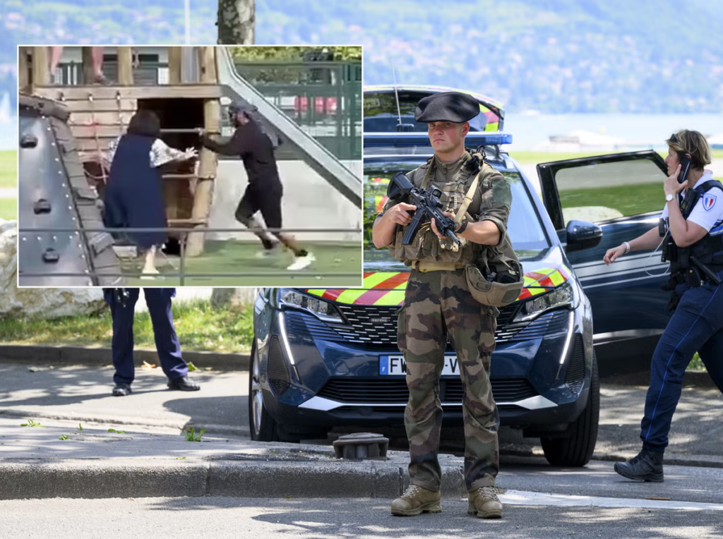 Knife attacker injures several, including children, in French Alpine town