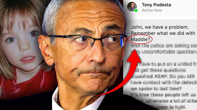 'HORRIFIC' JOHN PODESTA SNUFF FILM CIRCULATING ON DARK WEB - FEATURING MADELEINE MCCANN