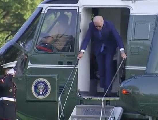UPDATE: Video Surfaces of Joe Biden Hitting Head After Air Force Academy Collapse