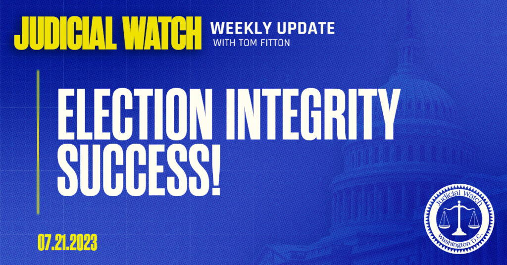 Election Integrity SUCCESS!