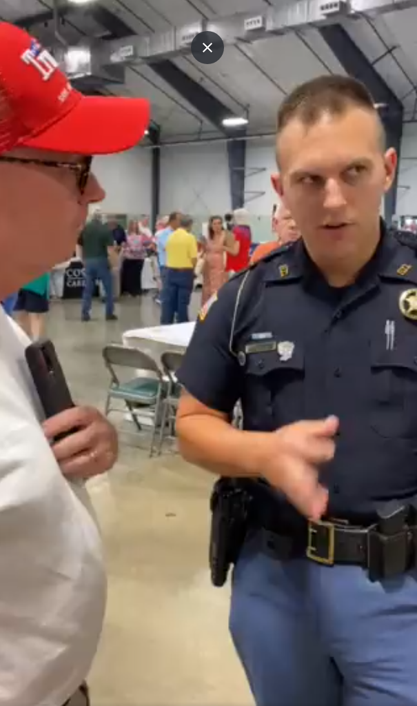 Attendees Told They Can NOT Wear Shirts Promoting Paper Ballots Or Election Integrity And Remain At The Perry Fish Fry