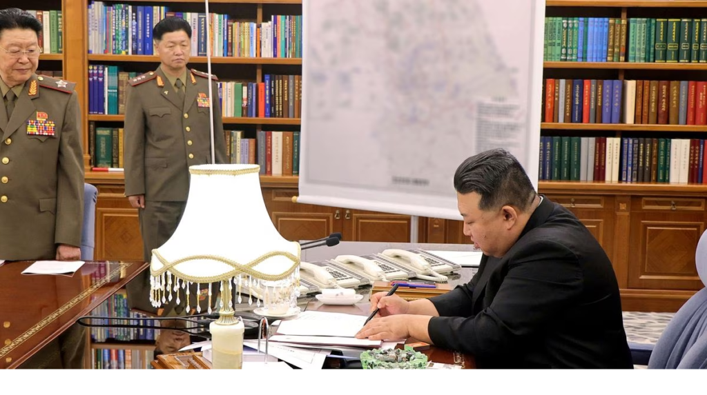 North Korea's Kim dismisses top general, calls for war preparations