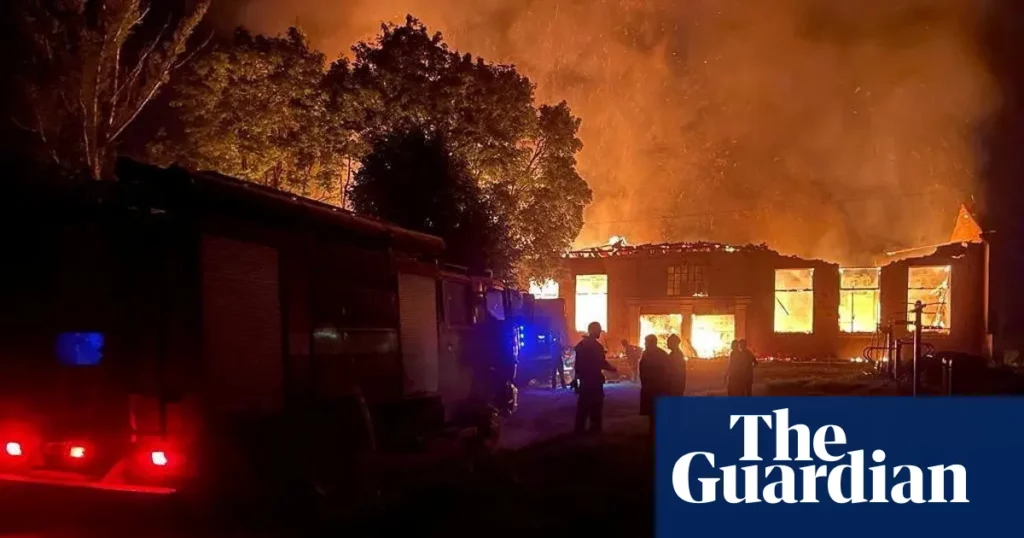 Four killed in Russian strikes on Ukraine that destroyed blood transfusion centre