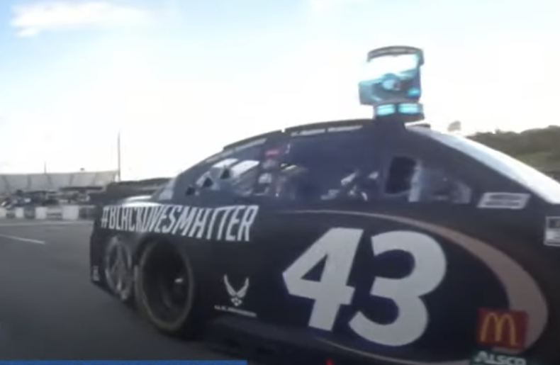 Woke NASCAR Suspends Driver Over George Floyd Meme While Allowing Hateful BLM Message
