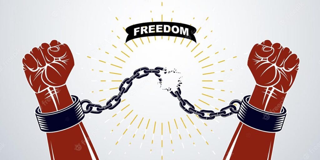 I stand on the side of freedom. And I'm not ashamed of it...
