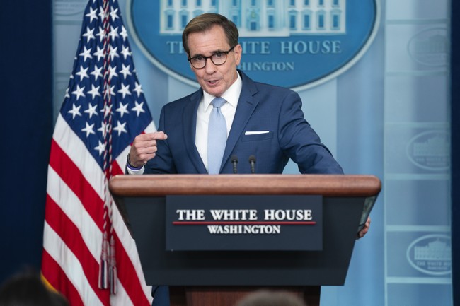 WATCH: Reporter Asks John Kirby Best Question Ever About Biden 'Making Stuff Up'