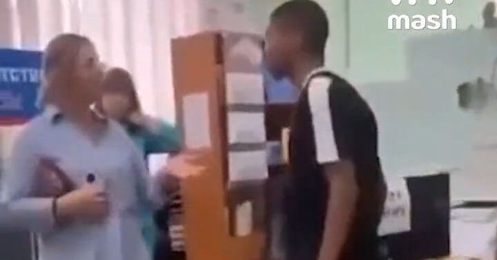Son of president of CAR beats man and woman in Russian city of Kislovodsk. VIDEO Source: https://censor.net/en/v3442031