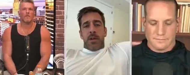 Aaron Rodgers Nicknames Fellow Athlete ‘Mr. Pfizer’