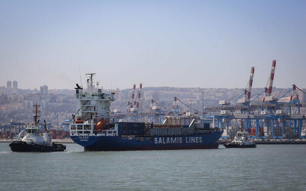 Israel inaugurates Chinese-run Haifa port terminal, in likely boost for economy