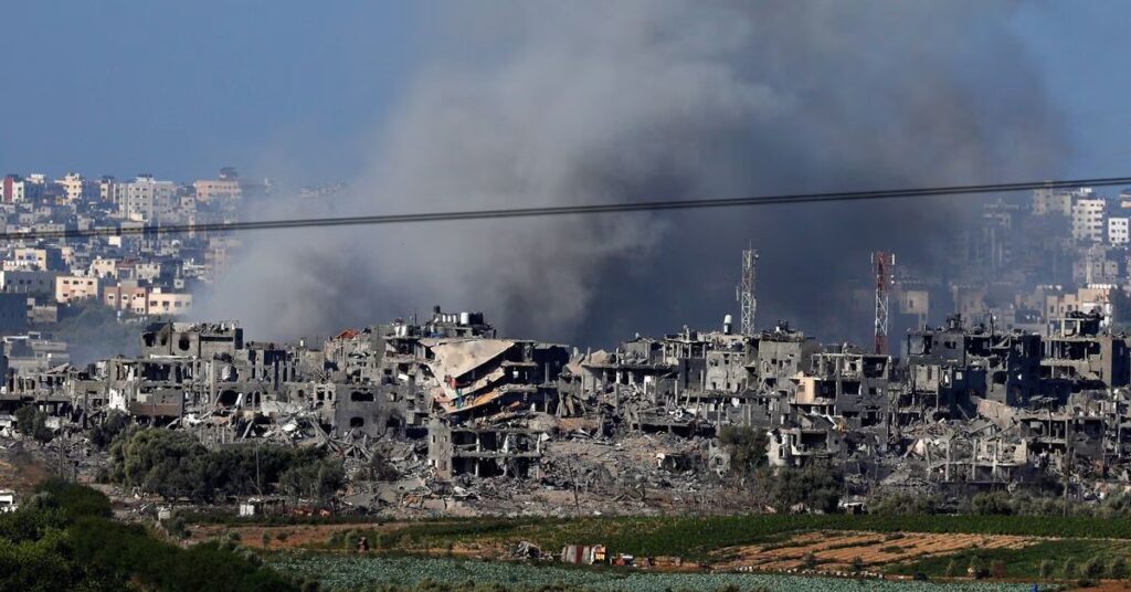 Israeli forces attack north Gaza's main city from both sides