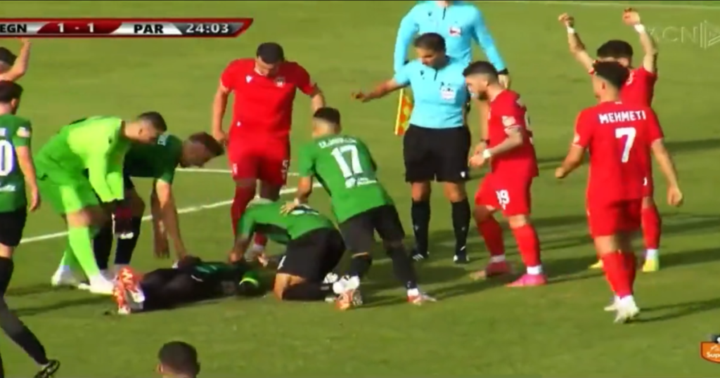 WATCH: 28-Year-Old International Football Player Drops Dead Mid Game