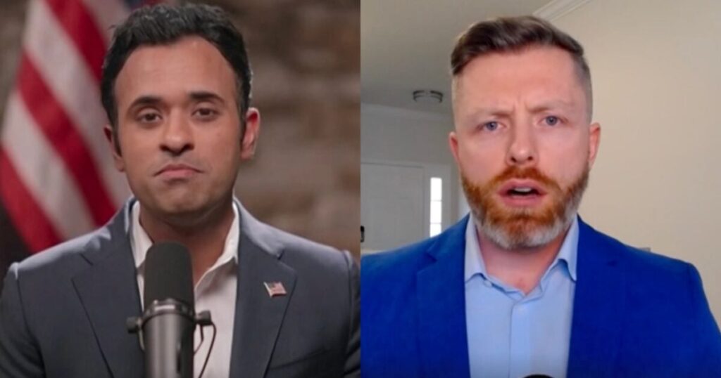 Conservative Lawyer DC_Draino Clashes with Republican Presidential Candidate Vivek Ramaswamy in Heated Debate Over Vivek’s Controversial Background