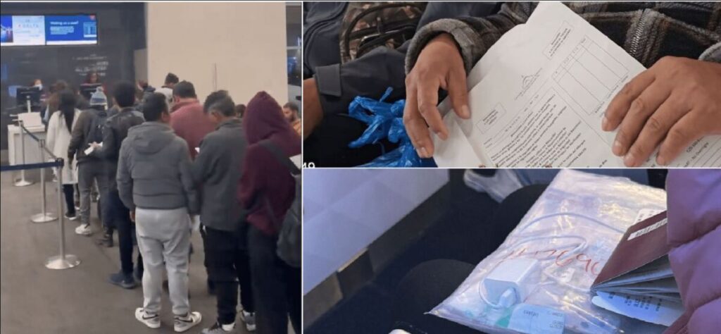 Delta, American Airlines, Etc Flying Whole Planes Full Of Migrants All Over United States