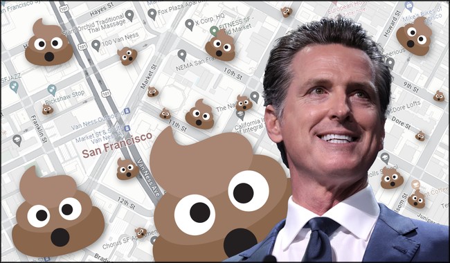 Debate: Newsom Comes in at Number Two After DeSantis Dumps Poop Map