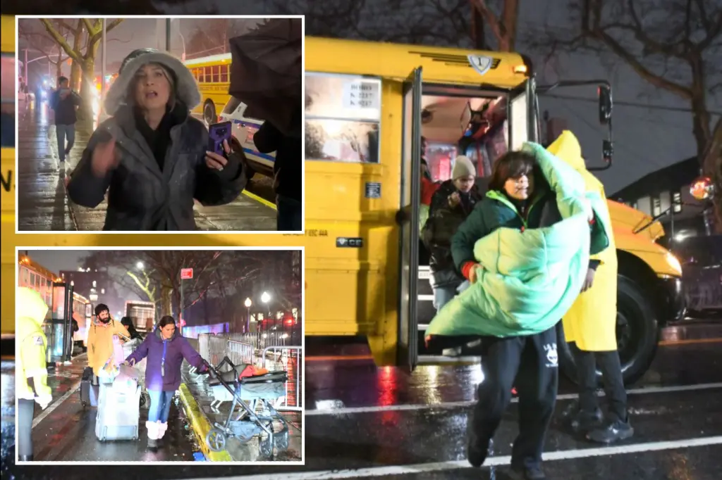 NYC students forced to go remote as city houses nearly 2K migrants at their school, and one mom goes off: ‘Does it feel good?’