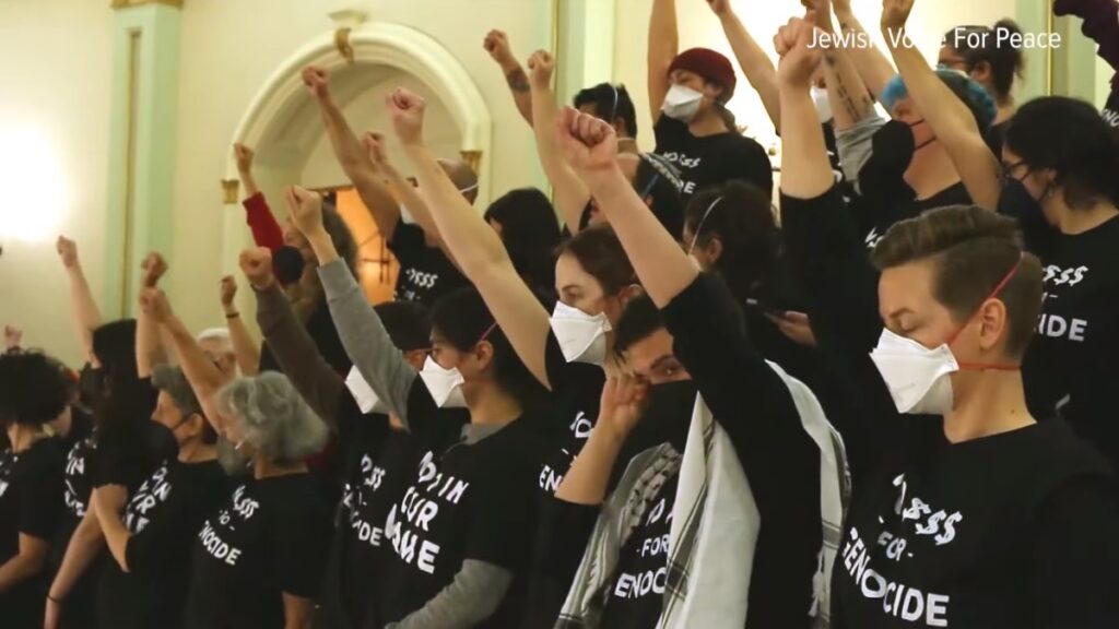 ts As Nazis While Democrat Voters Riot For Jewish Genocide