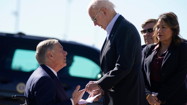 Joe Biden Gives an Ultimatum to Greg Abbott, 'Pound Sand' Is the Proper Answer