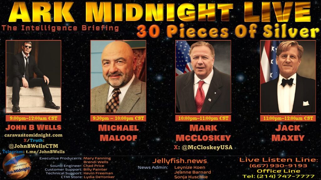 24 February 2024: Ark Midnight Live - The Intelligence Briefing/30 Pieces Of Silver