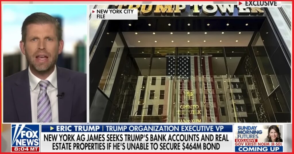 Sunday Talks – Trump Organization VP Eric Trump Discusses the New York “Lawfare” Targeting of His Family