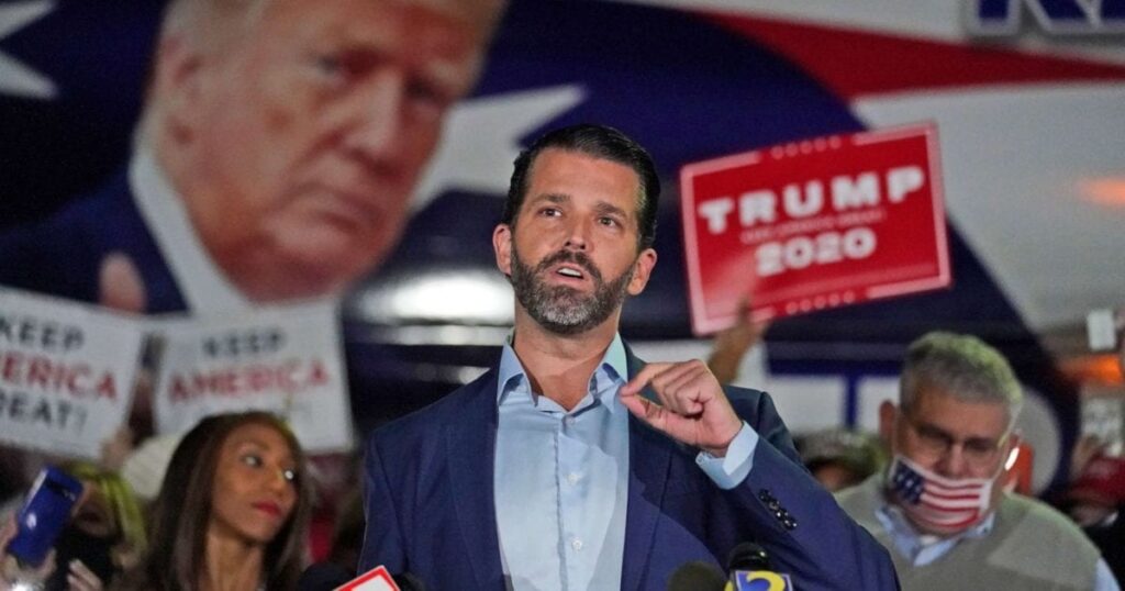 Donald Trump Jr. Drops Three Names He Would Consider For Trump’s Running Mate, Report Says
