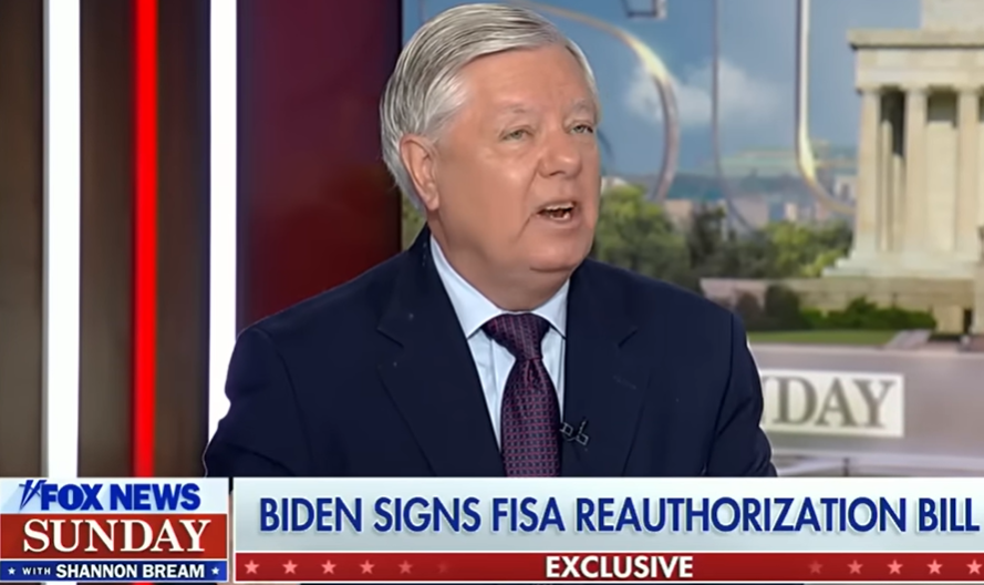Good Grief, Worse than Warner – Unhinged Senator Lindsey Graham Loses His Marbles Over FISA-702