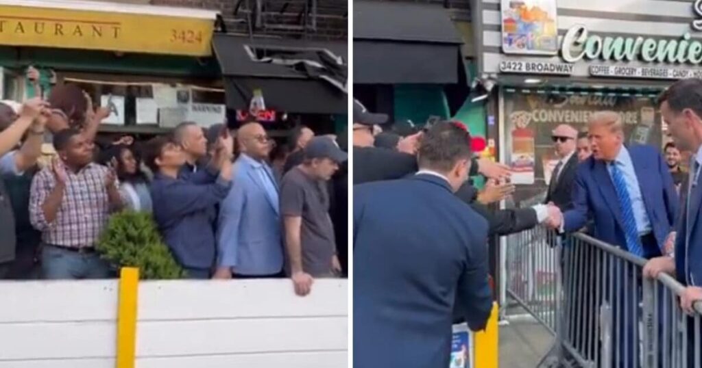 Trump makes most of mandated NYC stay to visit Harlem and, WOW, bet Dems didn’t see this coming