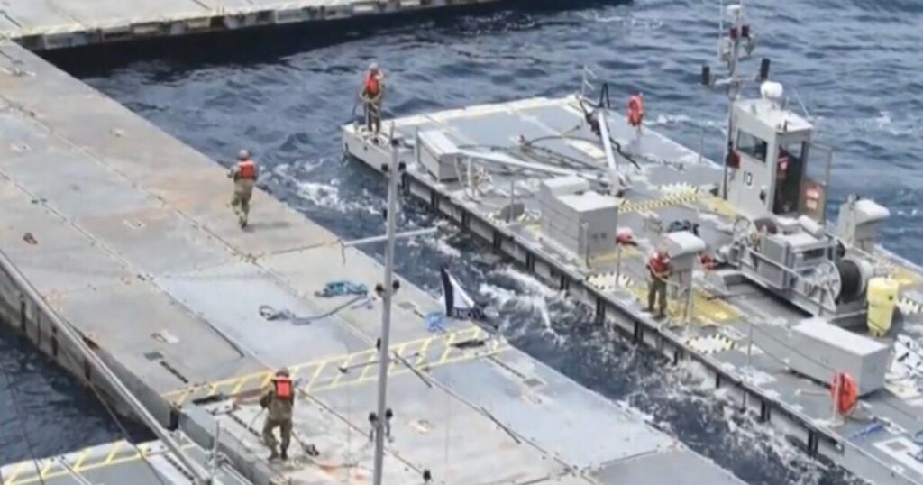 Multiple U.S. Troops Reportedly Sustain Injuries Working On Gaza Pier