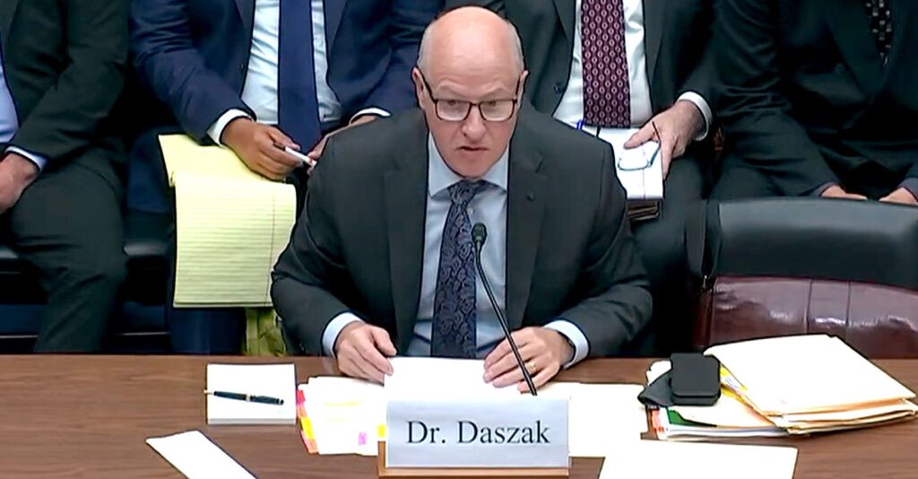 Head of Nonprofit With Ties to Wuhan Lab Should Face Criminal Investigation, House Committee Says