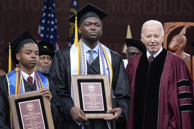 Biden Sure Told Some Shameless Lies About Voting Rights at Morehouse College Commencement