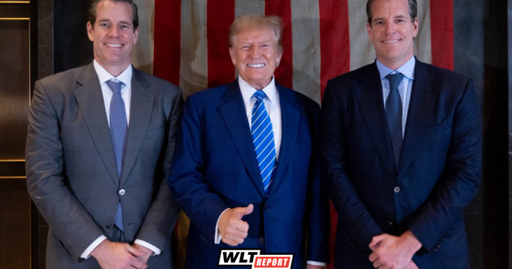President Trump Receives HUGE Crypto Donation From Famous Twins