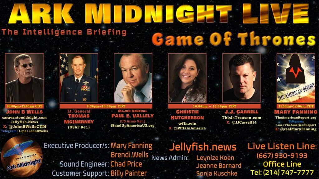 22 June 2024: Caravan to Midnight - The Intelligence Briefing / Game Of Thrones